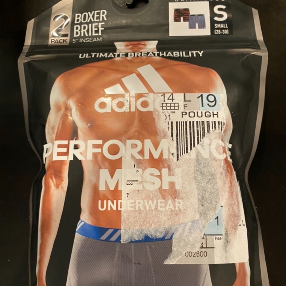 2 S Adidas Boxer Briefs Brand New